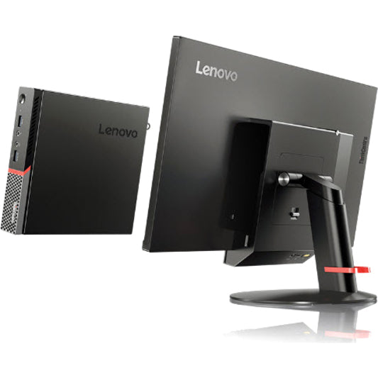 Moniteur LCD Full HD 23,8" avec webcam Lenovo ThinkCentre Tiny-In-One 24Gen3 - 16:9 - Noir 10QYPAR1US