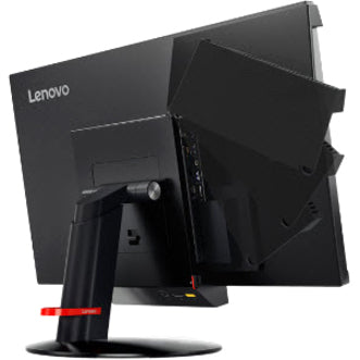 Moniteur LCD Full HD 23,8" avec webcam Lenovo ThinkCentre Tiny-In-One 24Gen3 - 16:9 - Noir 10QYPAR1US