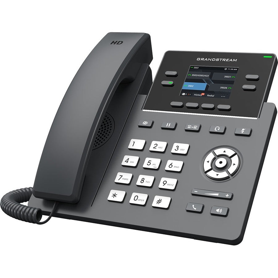 Téléphone IP Grandstream GRP2612G - Filaire - Filaire - Montage mural, Bureau GRP2612G