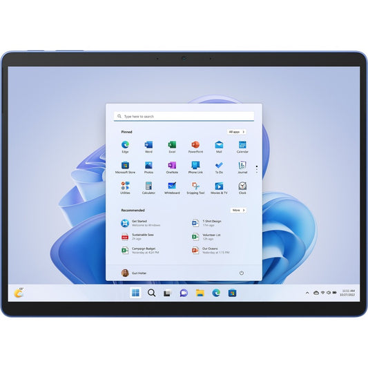 Tablette Microsoft Surface Pro 9 - 13" - 16 Go - SSD 512 Go - Windows 11 Pro 64 bits - Sapphire QIY-00033