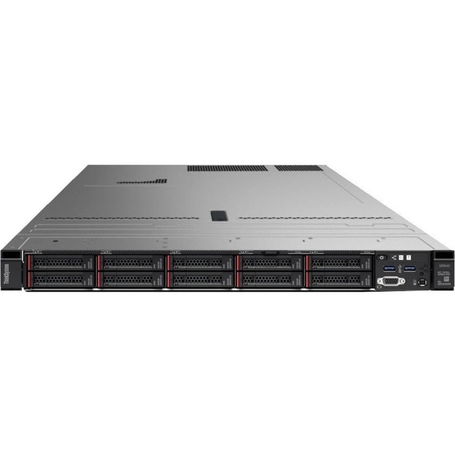 Lenovo ThinkSystem SR645 7D2X100ENA 1U Rack Server - 1 x AMD EPYC 7303 2.40 GHz - 32 GB RAM - Serial ATA Controller 7D2X100ENA