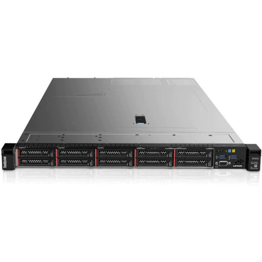 Lenovo ThinkSystem SR635 7Y991005NA 1U Rack Server - 1 x AMD EPYC 7203P 2.80 GHz - 64 GB RAM - Serial ATA Controller 7Y991005NA