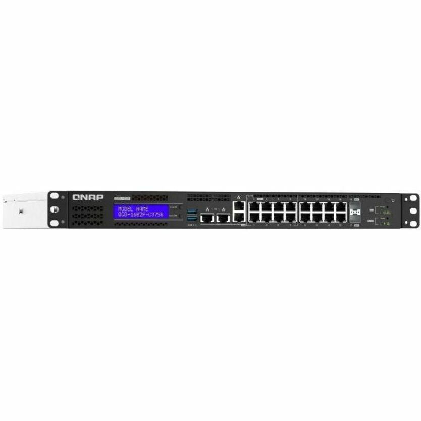 Commutateur Ethernet QNAP QGD-1602P-C3558-8G QGD-1602P-C3558-8G-US