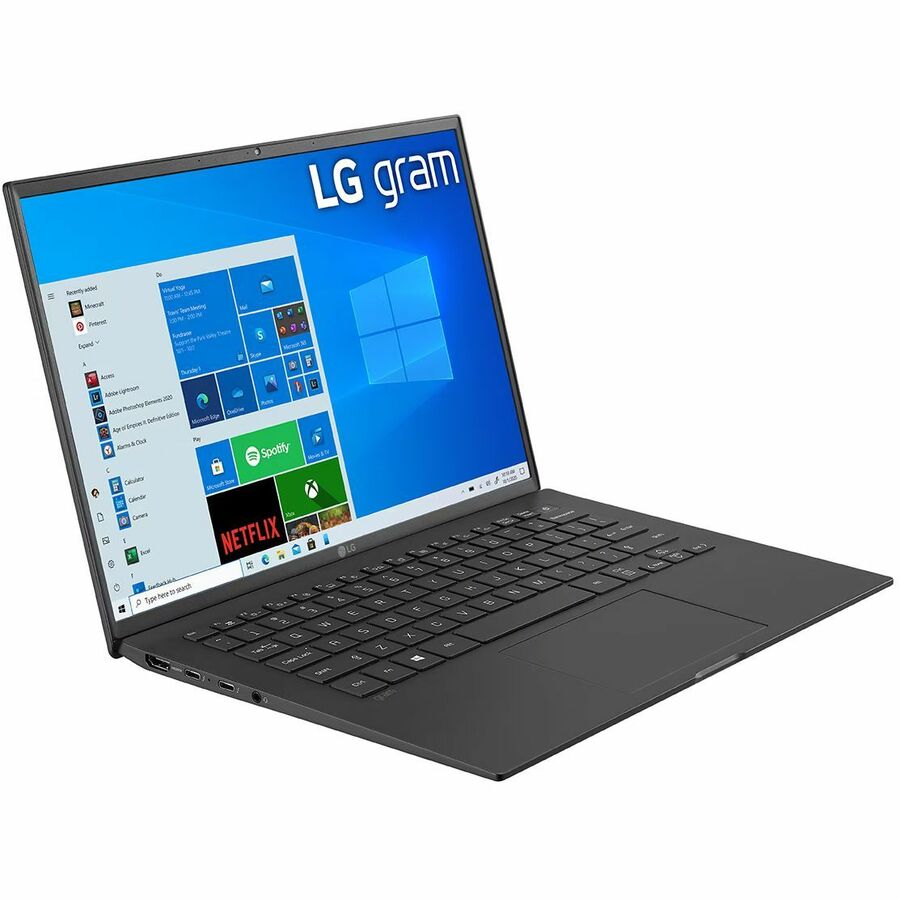 Ordinateur portable LG gram 14Z90P-N.AP52A8 14" - WUXGA - 1920 x 1200 - Intel Core i5 11e génération i5-1135G7 Quad-core (4 cœurs) 2,40 GHz - Plateforme Intel Evo - 16 Go de RAM totale - 16 Go de mémoire embarquée - 256 Go SSD 14Z90P-N.AP52A8