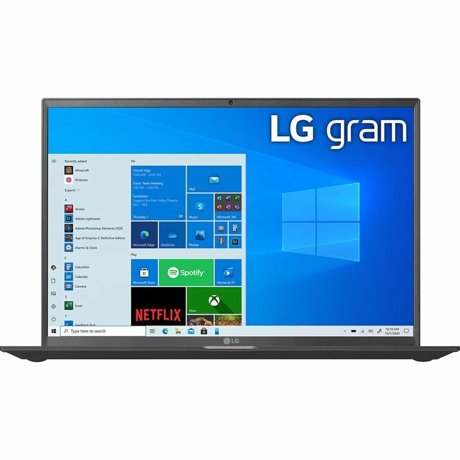 Ordinateur portable LG gram 14Z90P-N.AP52A8 14" - WUXGA - 1920 x 1200 - Intel Core i5 11e génération i5-1135G7 Quad-core (4 cœurs) 2,40 GHz - Plateforme Intel Evo - 16 Go de RAM totale - 16 Go de mémoire embarquée - 256 Go SSD 14Z90P-N.AP52A8