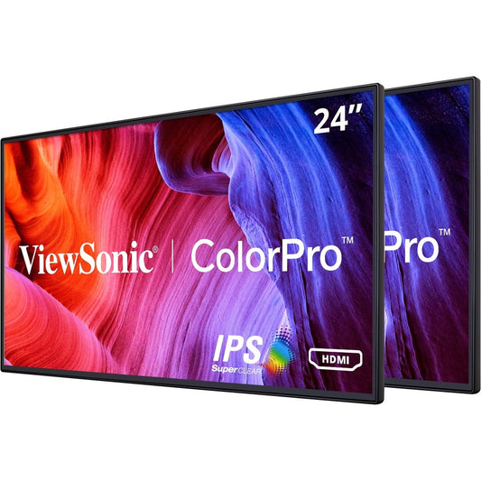 Écran Viewsonic 24", panneau IPS, résolution 1920 x 1080 VP2468_H2