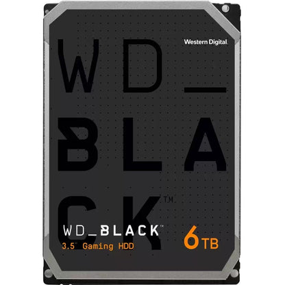 Disque dur WD Black WD6004FZWX 6 To - 3,5" interne - SATA (SATA/600) - Méthode d'enregistrement magnétique conventionnel (CMR) - Support 3,5" WD6004FZWX