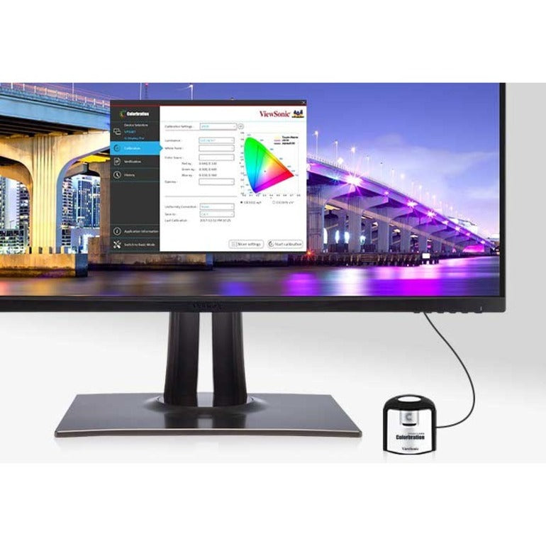 Moniteur LED UHD 4K ViewSonic ColorPro VP2768a-4K 27" - 16:9 - Noir VP2768A-4K