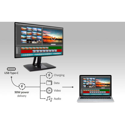 Moniteur LED UHD 4K ViewSonic ColorPro VP2768a-4K 27" - 16:9 - Noir VP2768A-4K