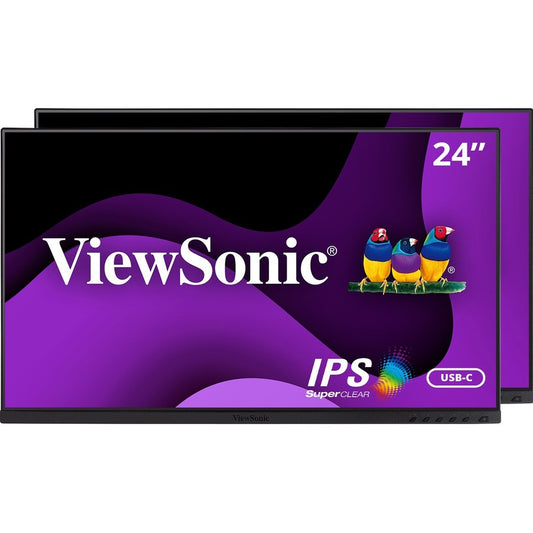 Moniteur LED Full HD ViewSonic Graphic VG2455_56a_H2 de 24 pouces - 16:9 VG2455_56A_H2