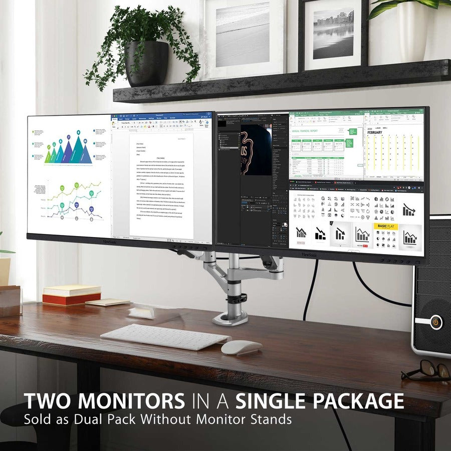 Moniteur LED Full HD ViewSonic Graphic VG2455_56a_H2 de 24 pouces - 16:9 VG2455_56A_H2
