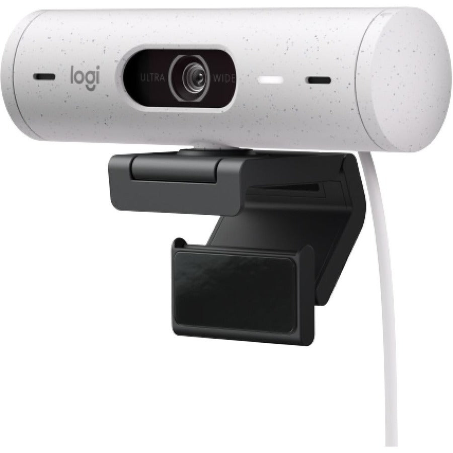Webcam Logitech BRIO 500 - 4 mégapixels - 60 ips - Blanc cassé - USB Type C 960-001427