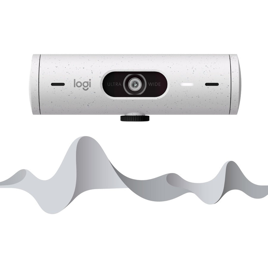 Webcam Logitech BRIO 500 - 4 mégapixels - 60 ips - Blanc cassé - USB Type C 960-001427