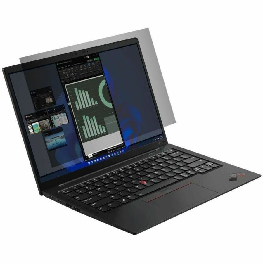 Écran de confidentialité Targus 4Vu pour Lenovo X1 Carbon Gen 10 et Dell Latitude 7440 14 pouces Transparent, teinté AST344GL