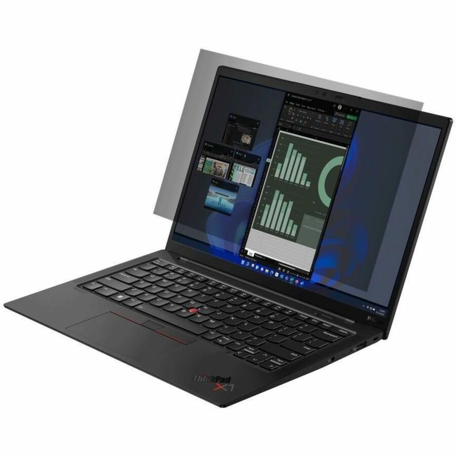 Écran de confidentialité Targus 4Vu pour Lenovo X1 Carbon Gen 10 et Dell Latitude 7440 14 pouces Transparent, teinté AST344GL