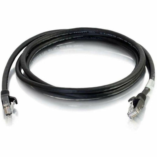 Câble de raccordement Ethernet Cat6a sans accroc non blindé (UTP) C2G de 6 pieds - Noir 00728