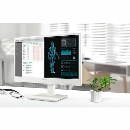 LG 24CN670I-6N All-in-One Thin Client - Intel Celeron J4105 Quad-core (4 Core) 1.50 GHz - White 24CN670I-6N