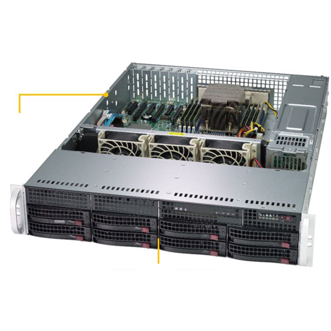 Système Barebone Supermicro A+ Server 2013S-C0R - Montable en rack 2U - Socket SP3 - 1 x prise en charge du processeur AS-2013S-C0R