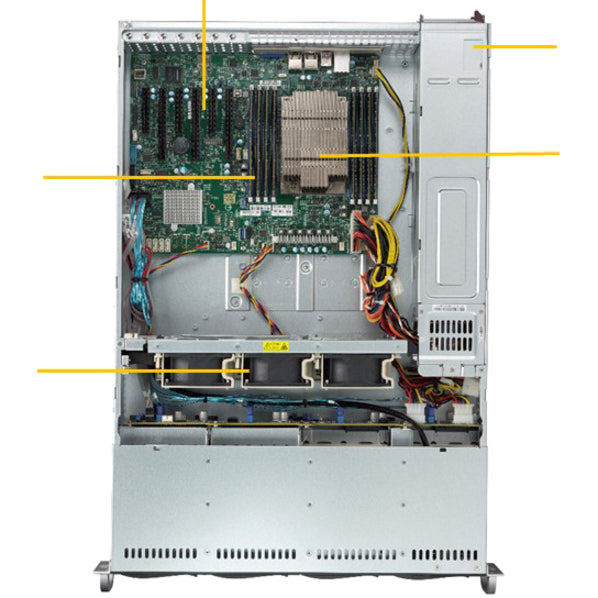 Système Barebone Supermicro A+ Server 2013S-C0R - Montable en rack 2U - Socket SP3 - 1 x prise en charge du processeur AS-2013S-C0R