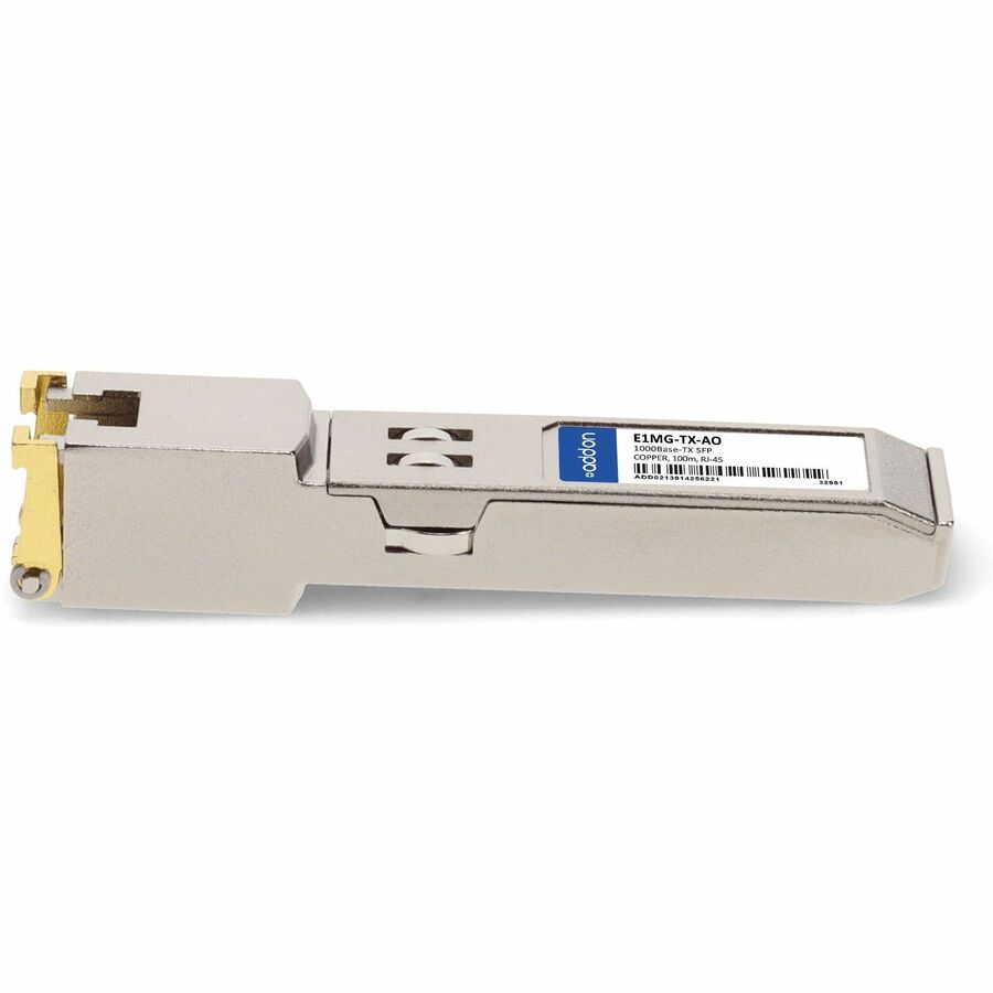 Module complémentaire Brocade E1MG-TX compatible 1000BASE-TX SFP E1MG-TX-AO