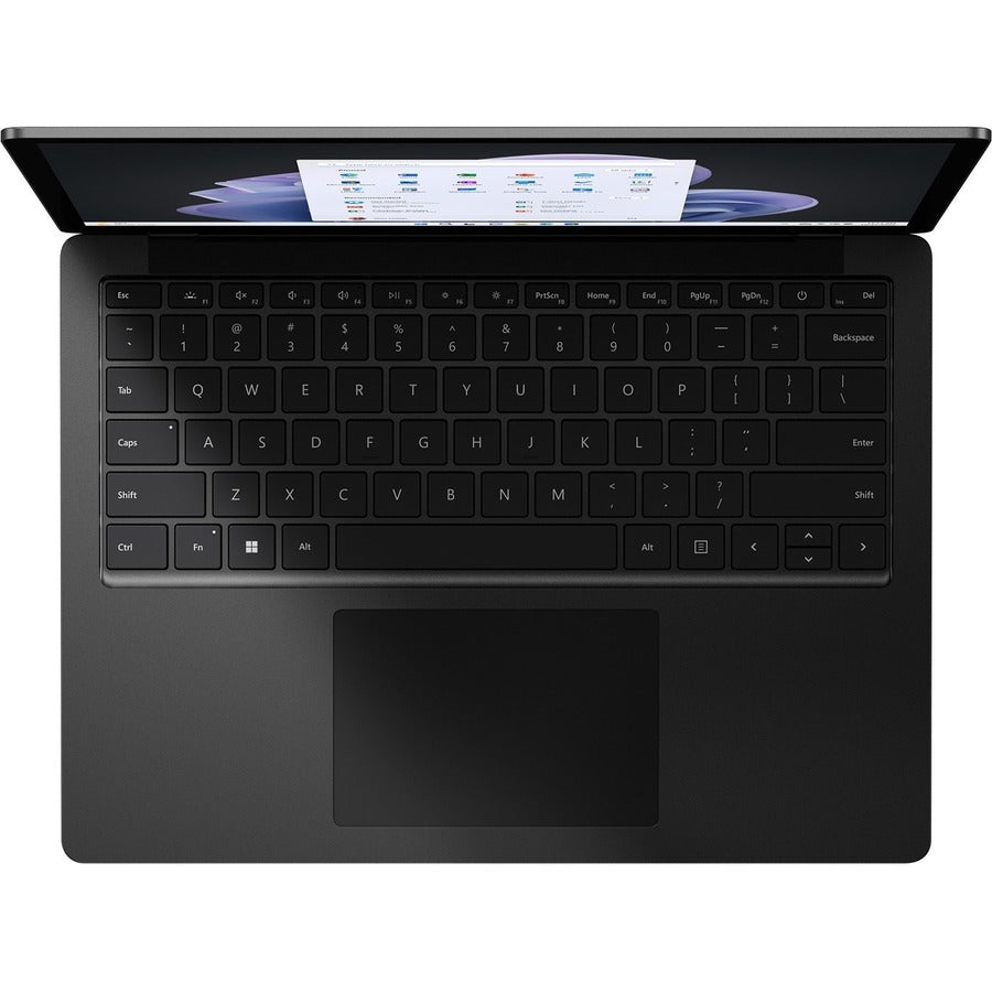 Ordinateur portable Microsoft Surface Laptop 5 13,5" à écran tactile - Intel Core i5 12e génération i5-1245U - Plateforme Intel Evo - 16 Go - SSD 512 Go - Noir R8P-00025