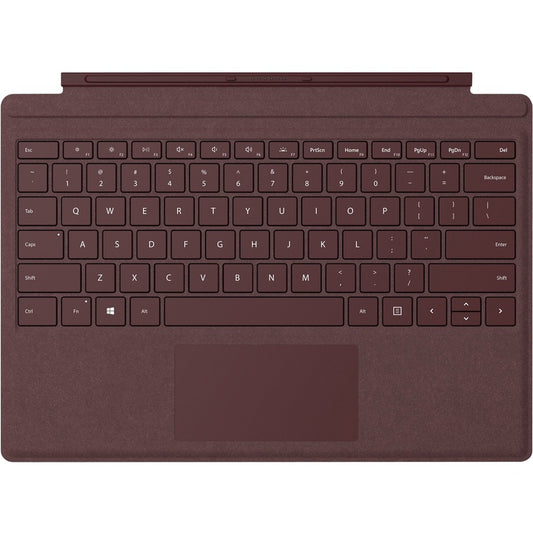 Étui clavier/housse Microsoft Signature Type Cover pour tablette Microsoft Surface Pro, Surface Pro 3, Surface Pro 4 - Bordeaux FFQ-00042
