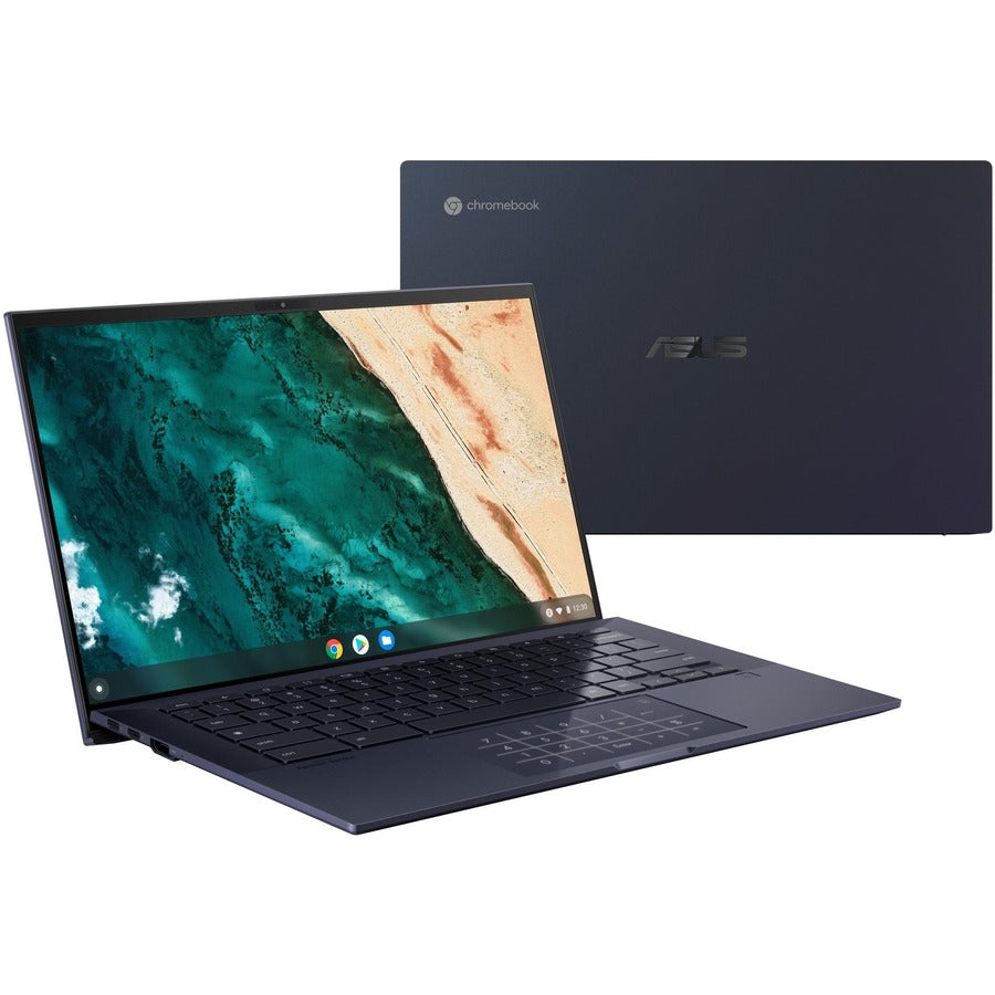 Asus Chromebook CX9400 CX9400CEA-Q1EN-CB Chromebook tactile 14" - Full HD - Intel Core i5 11e génération i5-1135G7 - Plateforme Intel Evo - 8 Go - SSD 256 Go - Noir étoilé CX9400CEA-Q1EN-CB