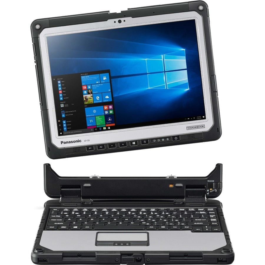 Tablette durcie Panasonic TOUGHBOOK CF-33 - 12" QHD - 16 Go - SSD 512 Go - Windows 10 Pro 64 bits - 4G CF33REPAUKM