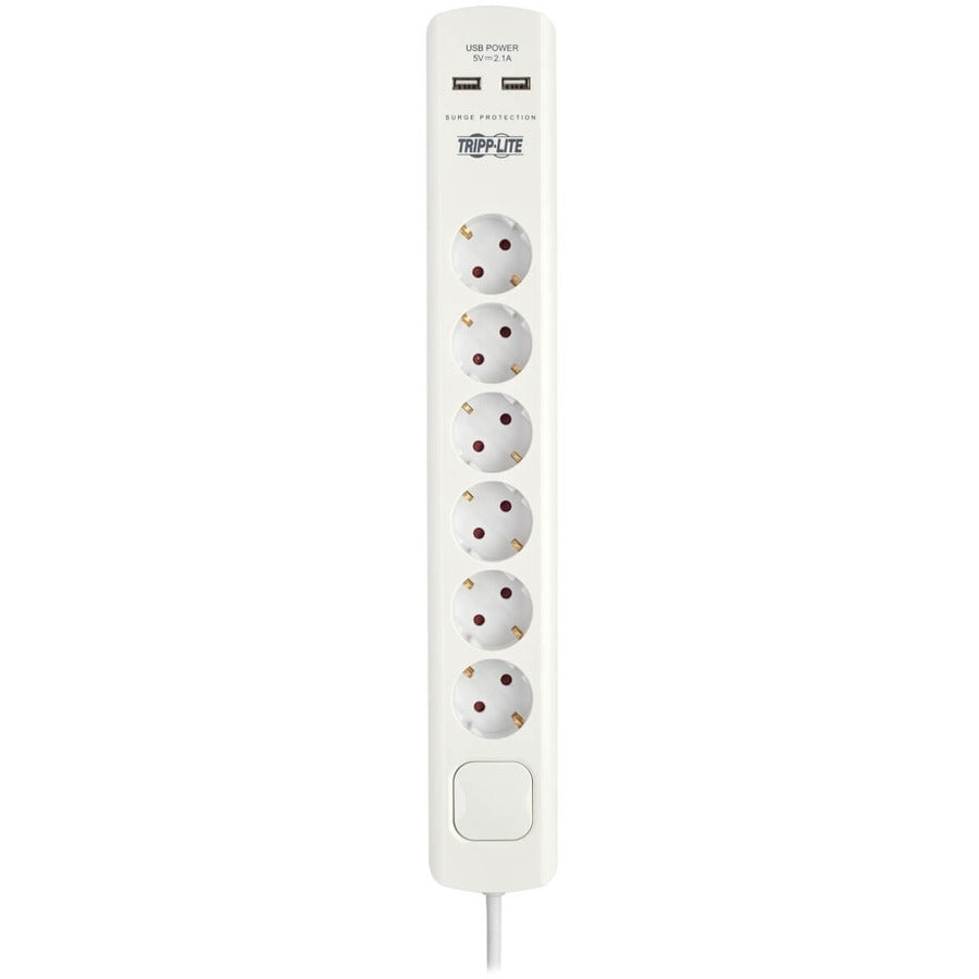 Parasurtenseur/protecteur de surtension à 6 prises Tripp Lite par Eaton TLP6G18USB