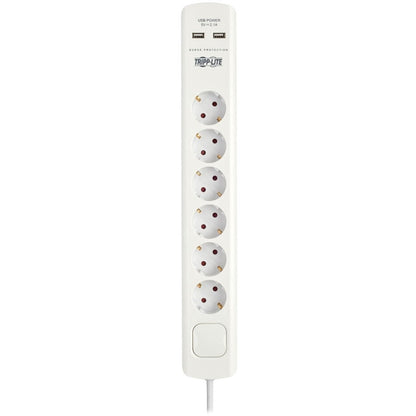 Parasurtenseur/protecteur de surtension à 6 prises Tripp Lite par Eaton TLP6G18USB