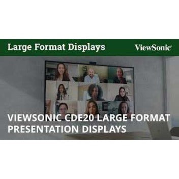 Écran d'affichage numérique ViewSonic CDE7520-W CDE7520-W
