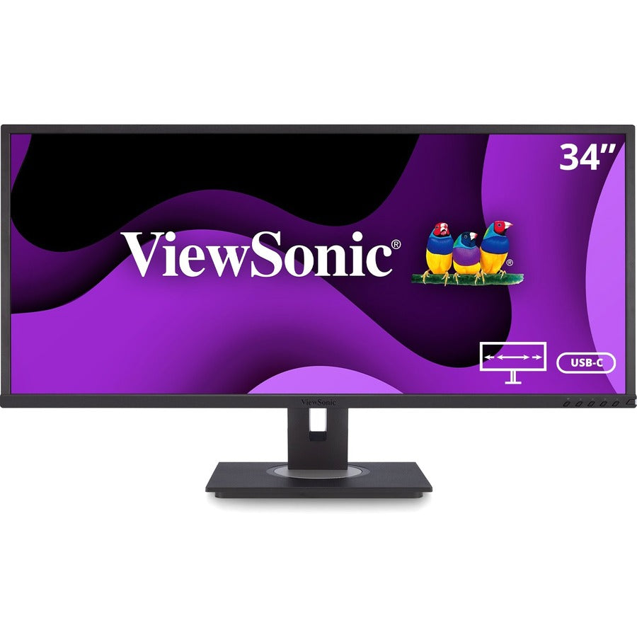 Moniteur LED ViewSonic Graphic VG3456 34" UWQHD - 21:9 - Noir VG3456