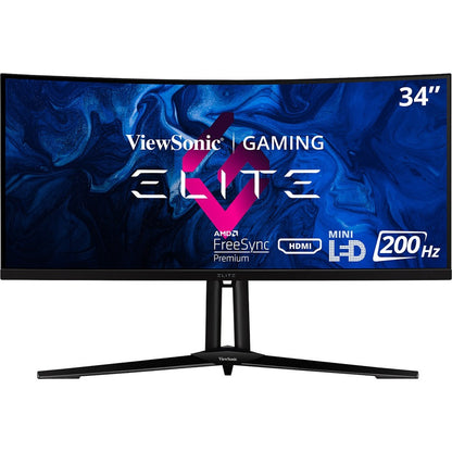 Moniteur LED incurvé ViewSonic Gaming XG341C-2K de 34 pouces UWQHD - 21:9 - Noir XG341C-2K