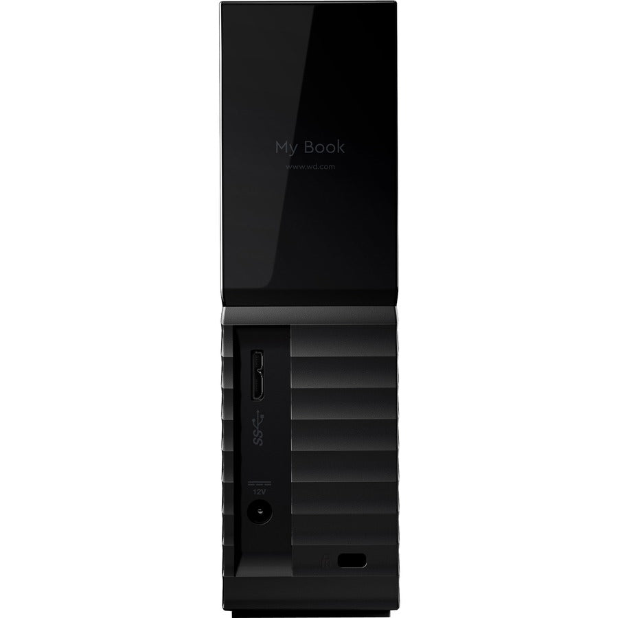 Disque dur de bureau USB 3.0 WD My Book 4 To avec protection par mot de passe et logiciel de sauvegarde automatique WDBBGB0040HBK-NESN