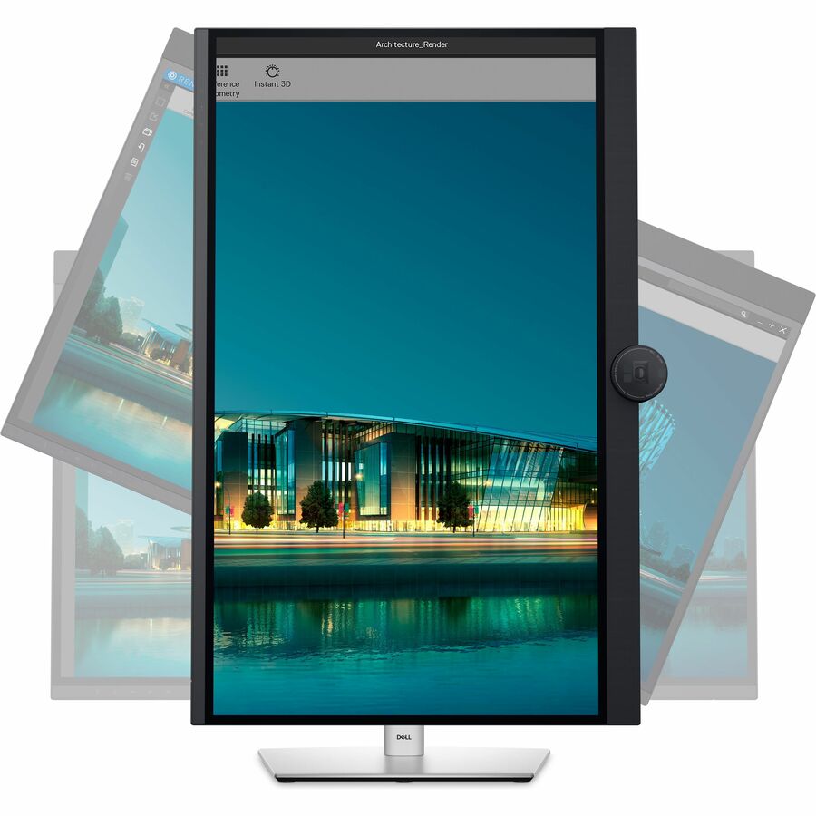 Moniteur LED 6K Dell UltraSharp U3224KB 32" avec webcam - 16:9 - Noir, argent DELL-U3224KB