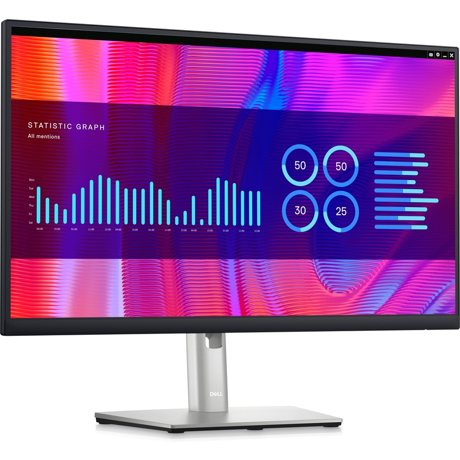 Moniteur LCD QHD Dell P2423DE 24 pouces - 16:9 - Noir, Argent DELL-P2423DE