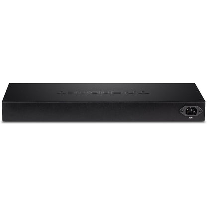 TRENDnet Switch Web Smart Gigabit 52 ports, 48 ​​ports Gigabit RJ-45, 4 ports Gigabit partagés (RJ-45 ou SFP), capacité de commutation 104 Gbps, VLAN, QoS, LACP, IPv6, protection à vie, noir, TEG-524WS TEG-524WS