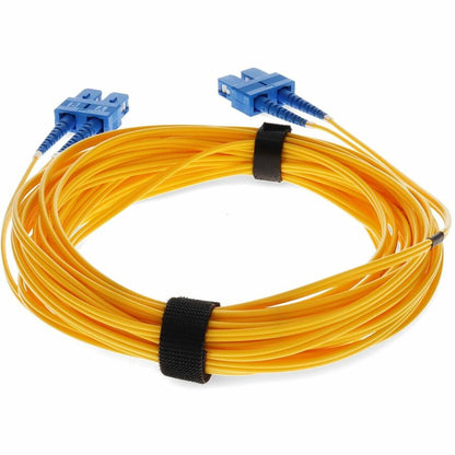 Câble de raccordement jaune duplex SC/SC OS1 en fibre monomode (SMF) AddOn 3 m ADD-SC-SC-3M9SMF