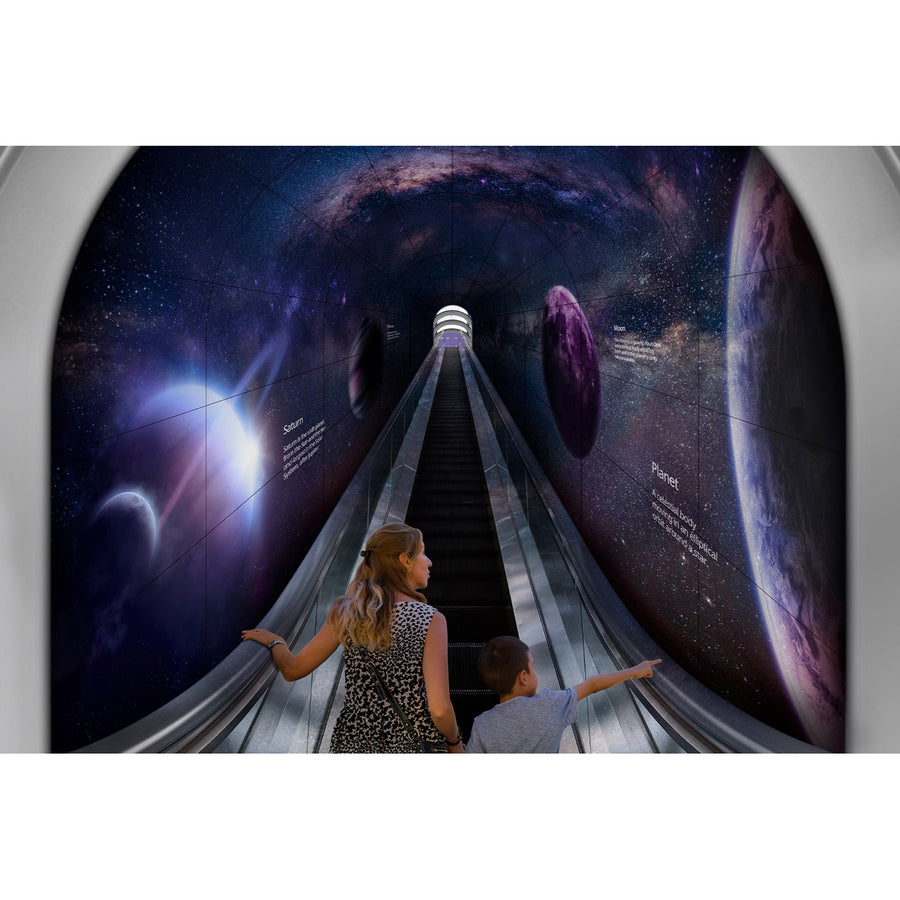 LG Flexible Curved Open Frame OLED Signage 55EF5K-L