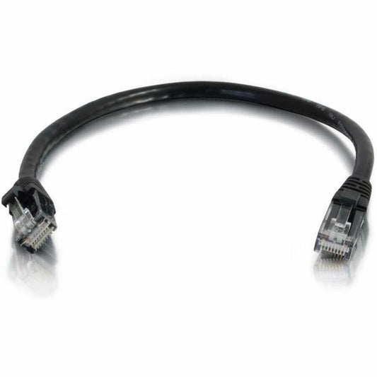Câble de raccordement réseau Ethernet UTP Cat6a sans accroc non blindé C2G 7 pieds - Noir 00729