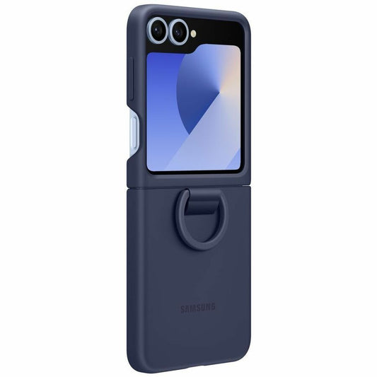 Étui de transport Samsung pour smartphone Samsung Galaxy Z Flip6 - Bleu marine EF-PF741TNEGCA