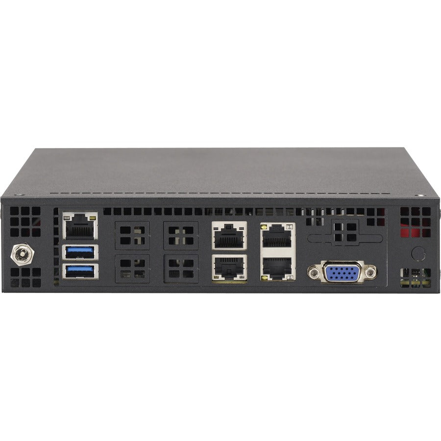 Serveur Mini PC 1U SuperMicro SuperServer E200-8D - 1 x Intel Xeon D-1528 1,90 GHz - Contrôleur Serial ATA/600 SYS-E200-8D