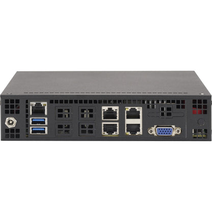 Serveur Mini PC 1U SuperMicro SuperServer E200-8D - 1 x Intel Xeon D-1528 1,90 GHz - Contrôleur Serial ATA/600 SYS-E200-8D