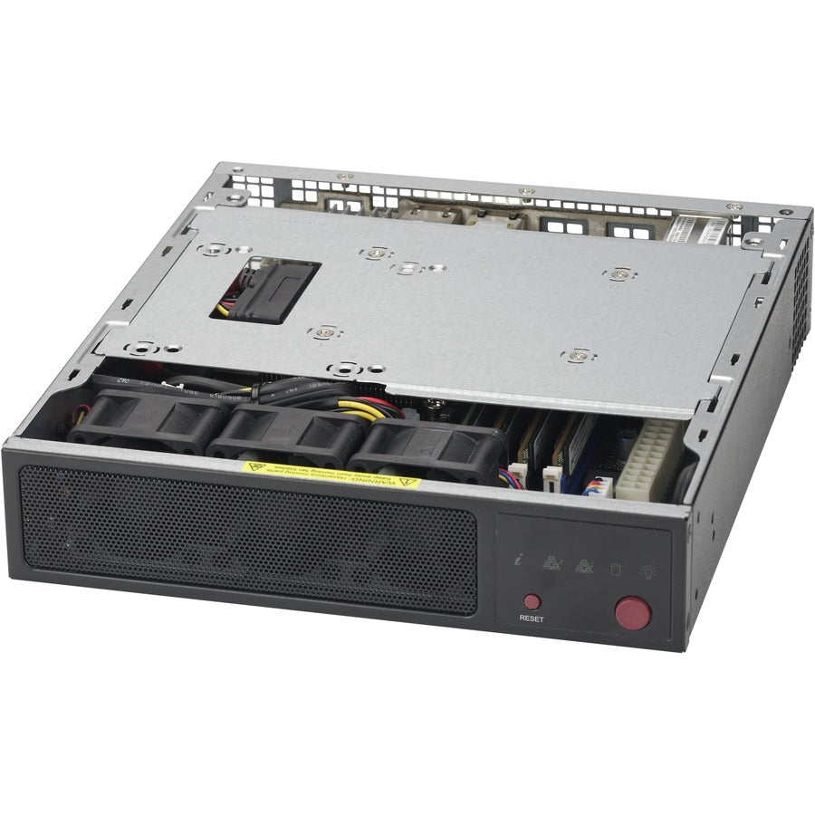 Serveur Mini PC 1U SuperMicro SuperServer E200-8D - 1 x Intel Xeon D-1528 1,90 GHz - Contrôleur Serial ATA/600 SYS-E200-8D