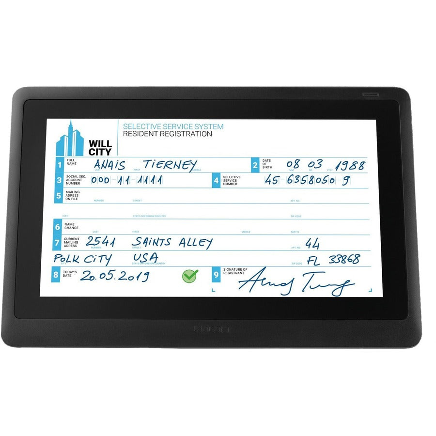 Écran à stylet interactif Wacom DTK-1660E FHD DTK1660EK0A
