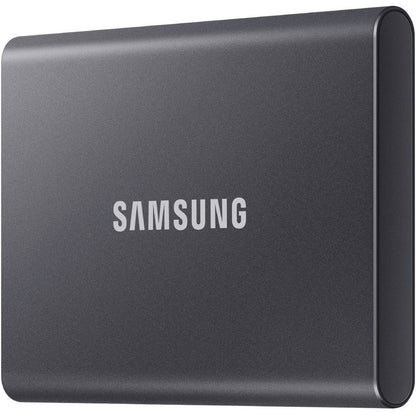 Disque SSD portable Samsung T7 MU-PC500T/AM 500 Go - Externe - PCI Express NVMe - Gris Titane MU-PC500T/AM