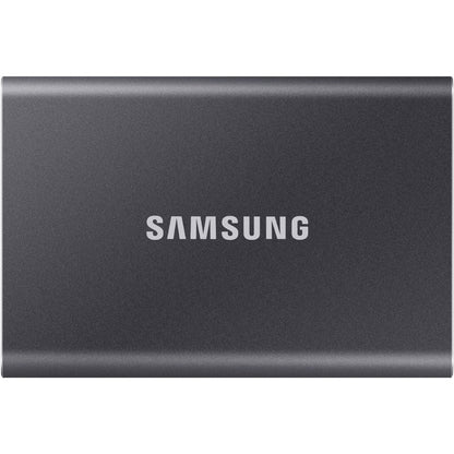 Disque SSD portable Samsung T7 MU-PC500T/AM 500 Go - Externe - PCI Express NVMe - Gris Titane MU-PC500T/AM
