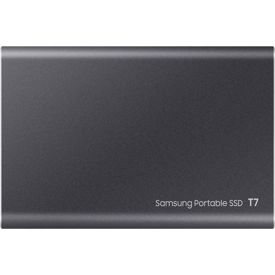 Disque SSD portable Samsung T7 MU-PC500T/AM 500 Go - Externe - PCI Express NVMe - Gris Titane MU-PC500T/AM