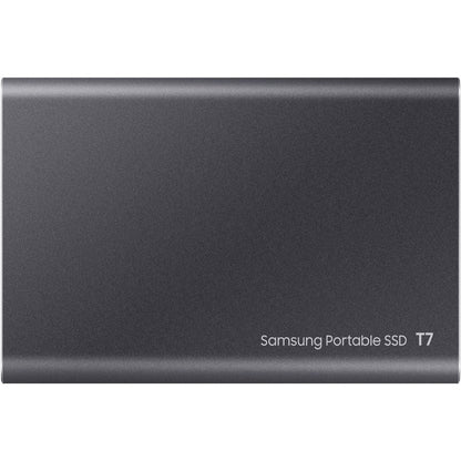 Disque SSD portable Samsung T7 MU-PC500T/AM 500 Go - Externe - PCI Express NVMe - Gris Titane MU-PC500T/AM