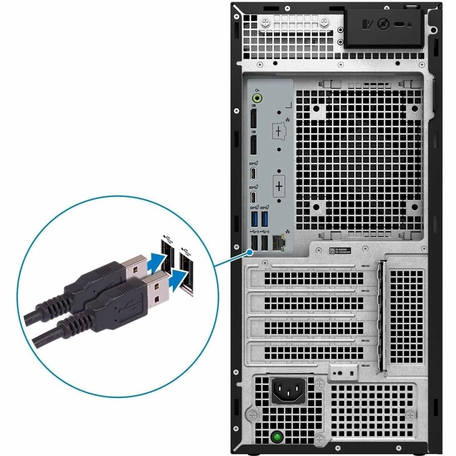 Station de travail Dell Precision 3000 3660 - Intel Core i7 13e génération i7-13700 - 16 Go - SSD 512 Go - Tour CW46M